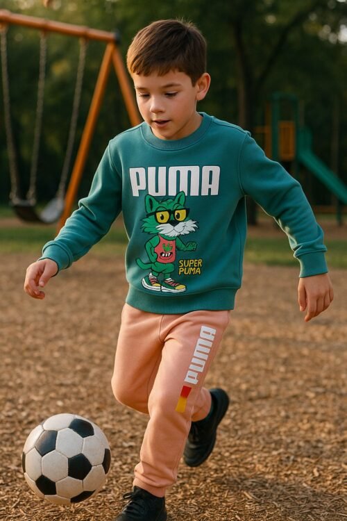 PREMIUM QUALITY PRINTED KIDS WINTER SWEATSHIRT AND TRACKSUIT WHOLESALE - Image 4