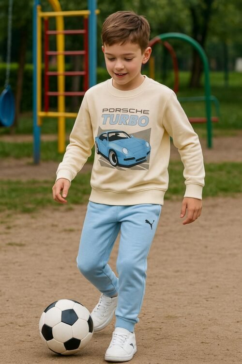 PREMIUM QUALITY PRINTED KIDS WINTER SWEATSHIRT AND TRACKSUIT WHOLESALE - Image 5
