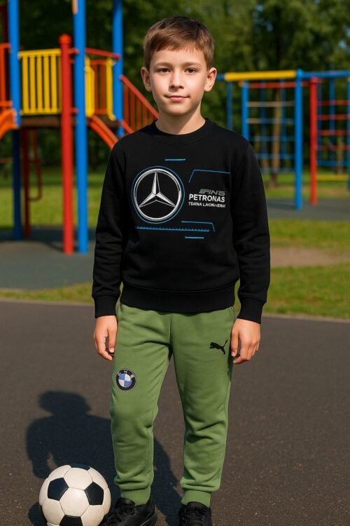 PREMIUM QUALITY PRINTED KIDS WINTER SWEATSHIRT AND TRACKSUIT WHOLESALE - Image 7