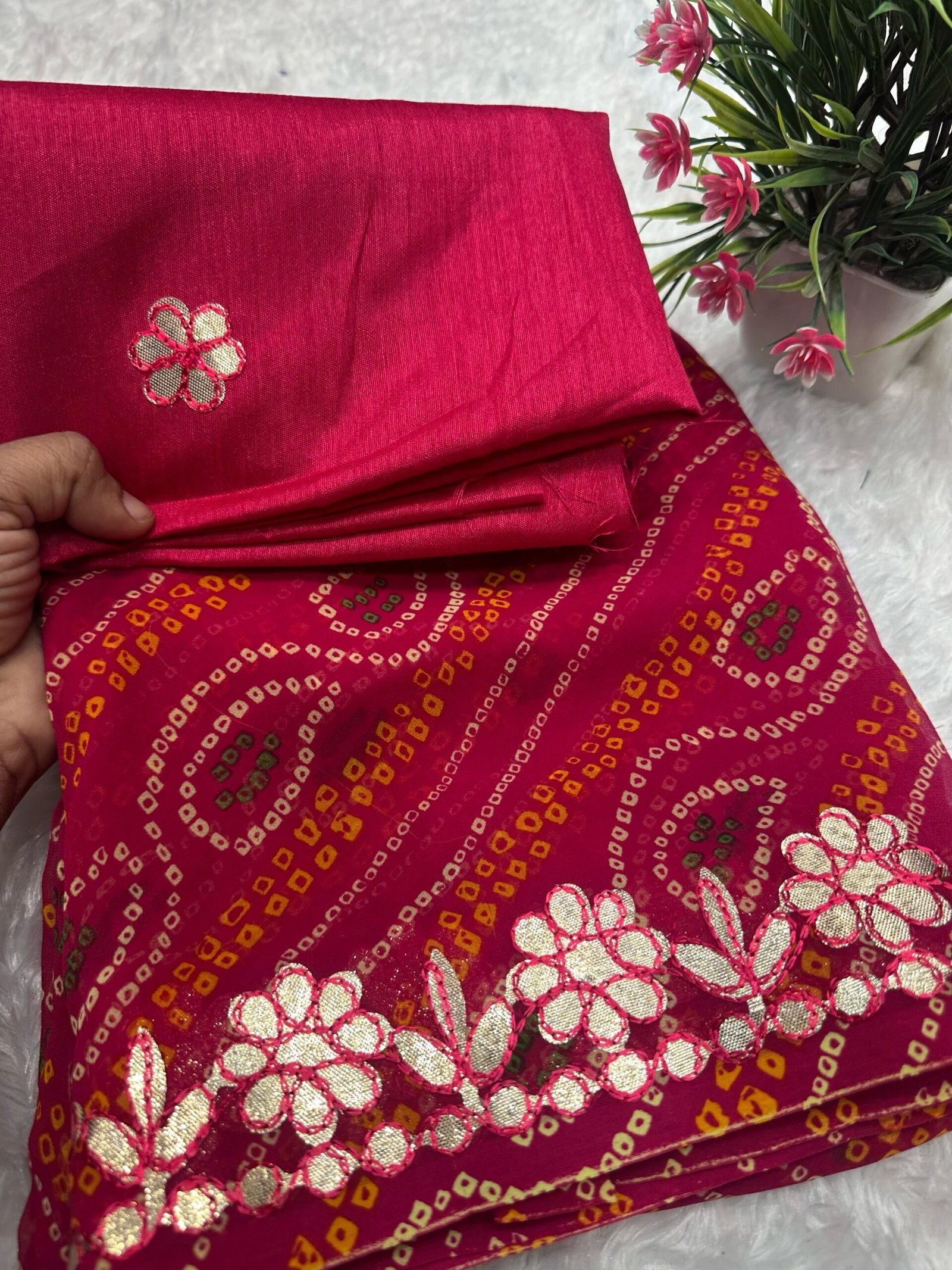 New Bandhani Saree WHOLESALE 3 New Bandhani Saree WHOLESALE - Image 2