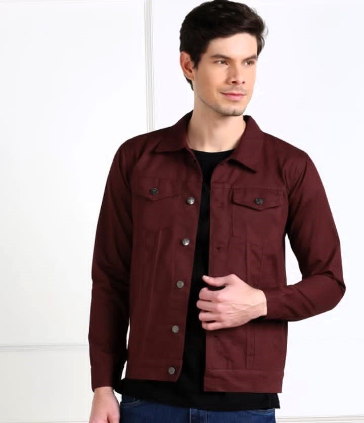 Denim Jacket for Men with Metal Buttons 4 Denim Jacket for Men with Metal Buttons - Image 3