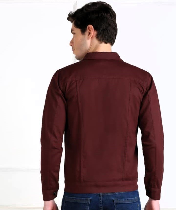 Denim Jacket for Men with Metal Buttons 5 Denim Jacket for Men with Metal Buttons - Image 4