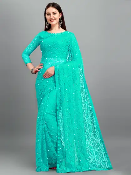 Self Design, Woven, Plain Fashion Net Saree 9 Self Design, Woven, Plain Fashion Net Saree