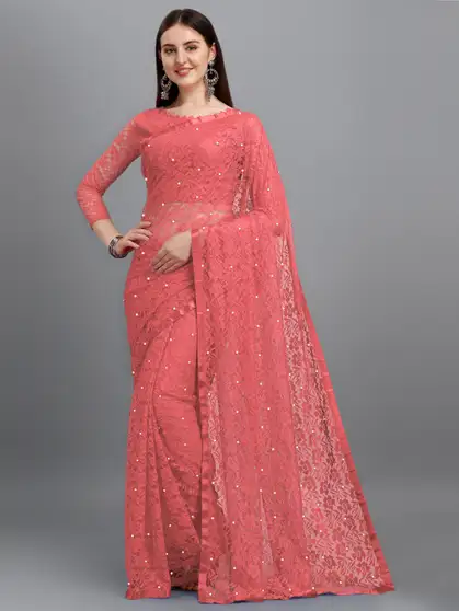 Self Design, Woven, Plain Fashion Net Saree 12 Self Design, Woven, Plain Fashion Net Saree