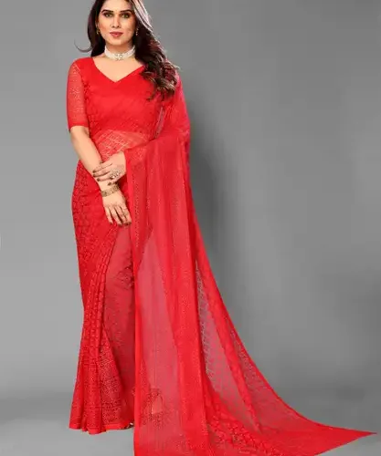 Self Design Bollywood Net Saree 12 Self Design Bollywood Net Saree