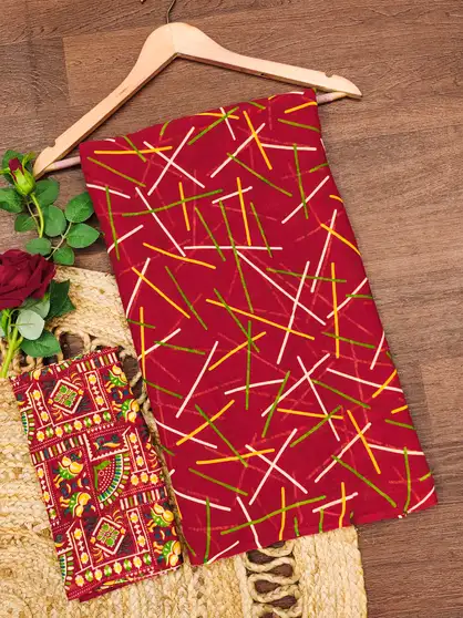 Paisley, Printed Daily Wear Georgette Saree 3 Paisley, Printed Daily Wear Georgette Saree