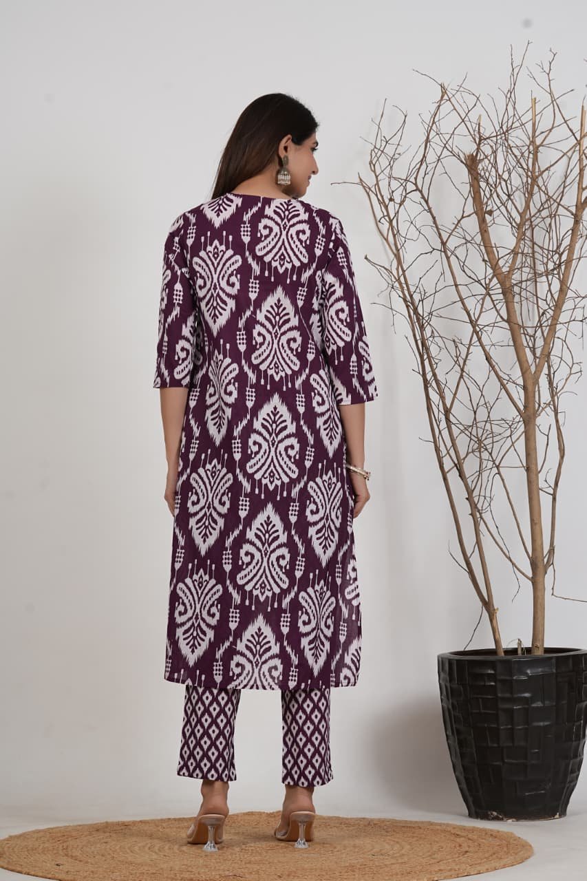 Pure Cotton Pant Set with dupatta wholesale 6 Pure Cotton Pant Set with dupatta wholesale - Image 6