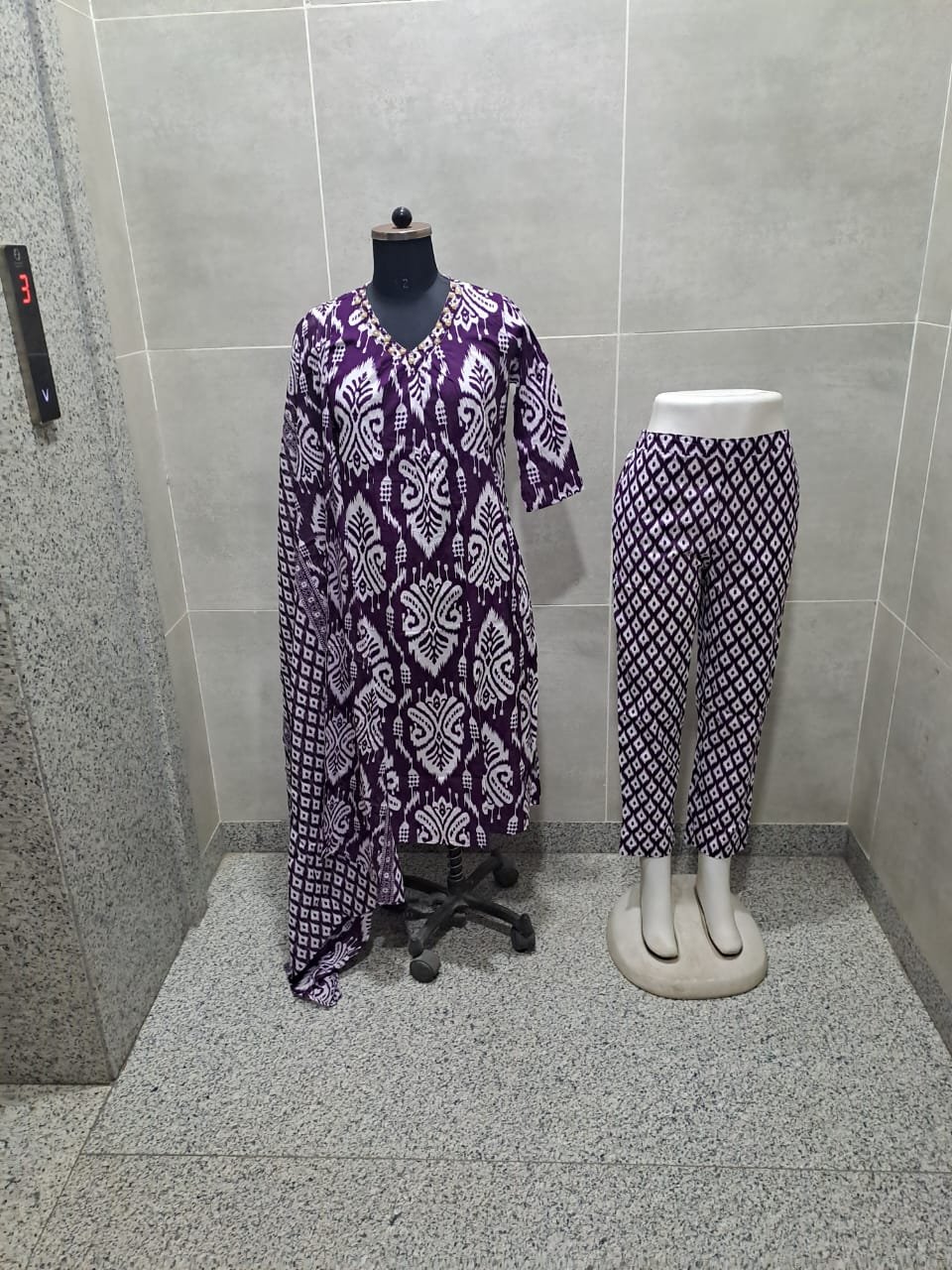 Pure Cotton Pant Set with dupatta wholesale 7 Pure Cotton Pant Set with dupatta wholesale - Image 7