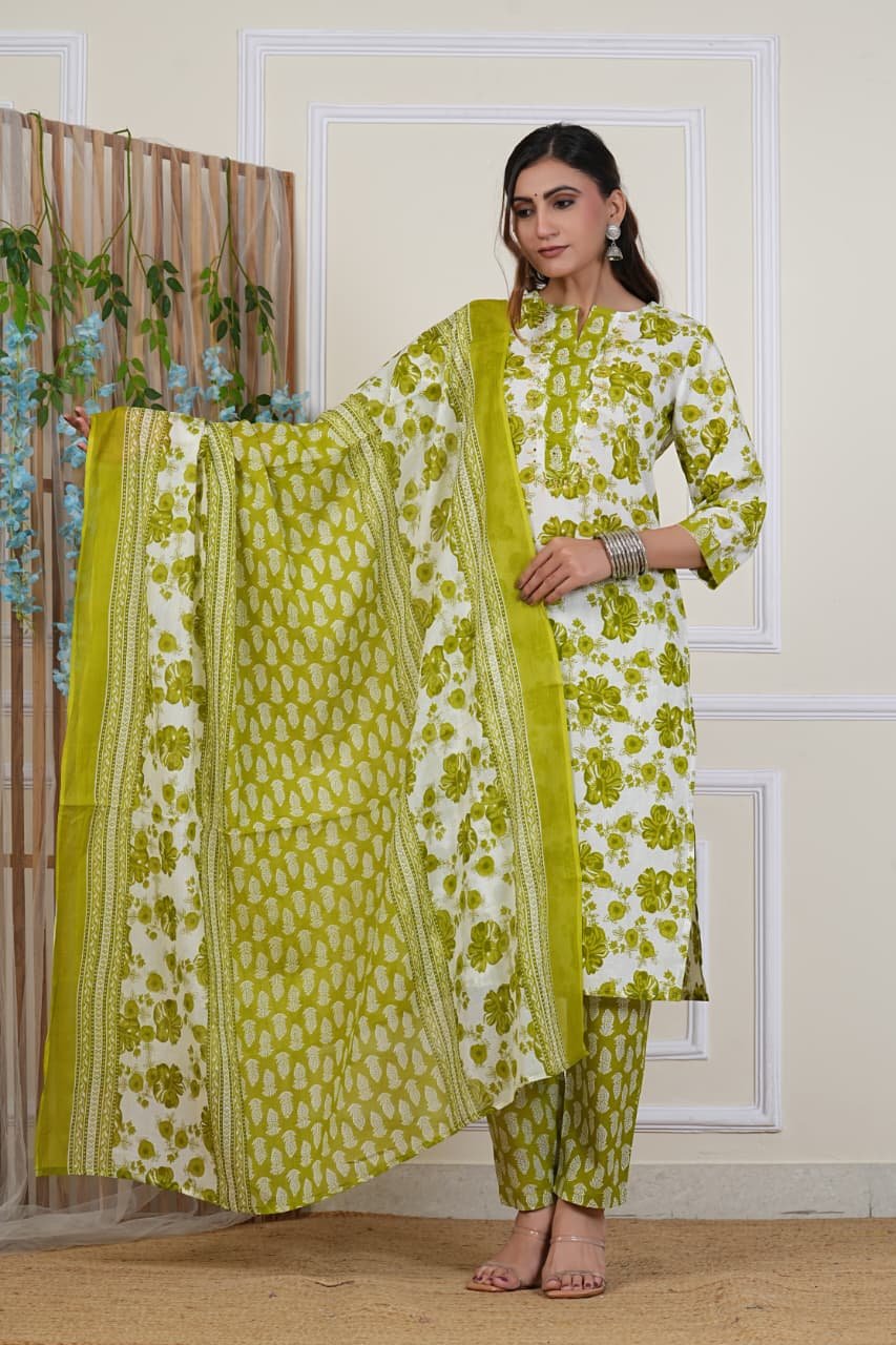 Pure Cotton Pant Set with dupatta wholesale 2 Pure Cotton Pant Set with dupatta wholesale