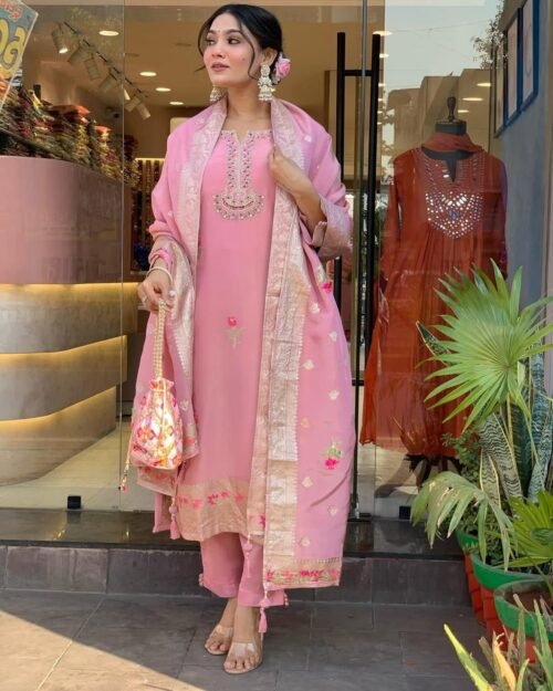 women kurta bottam duppata set - Image 8