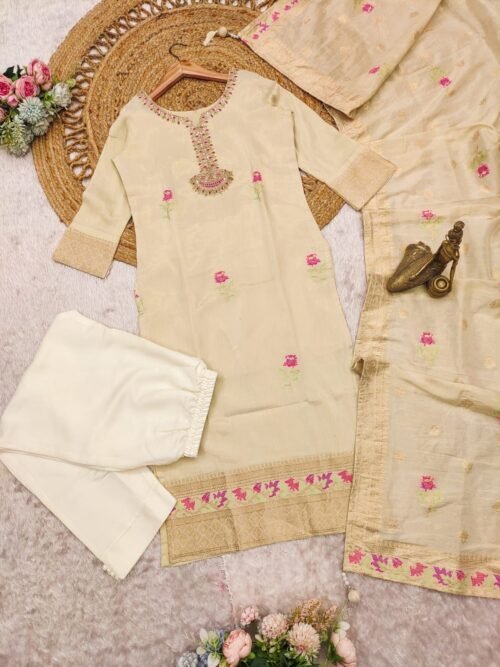 women kurta bottam duppata set - Image 10