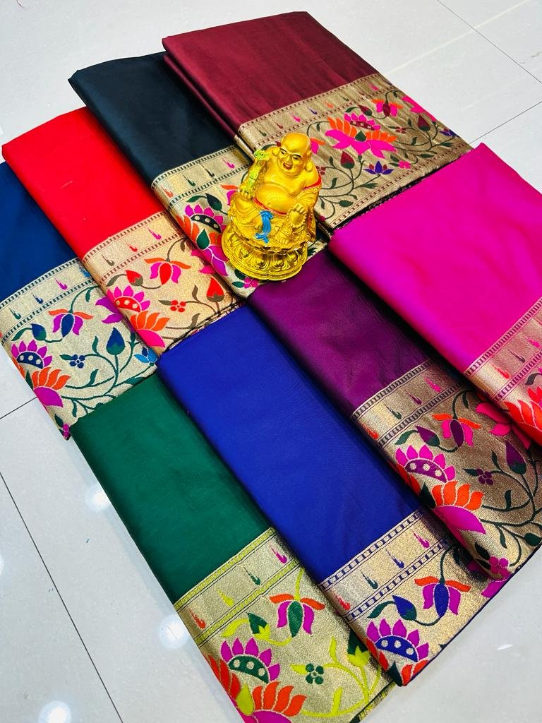 Pure Soft Silk With gold jari saree Wholesale 2 On sale no less 🔥🔥🔥 Redyy for your next Function 🥰 Catloge name- Plain body