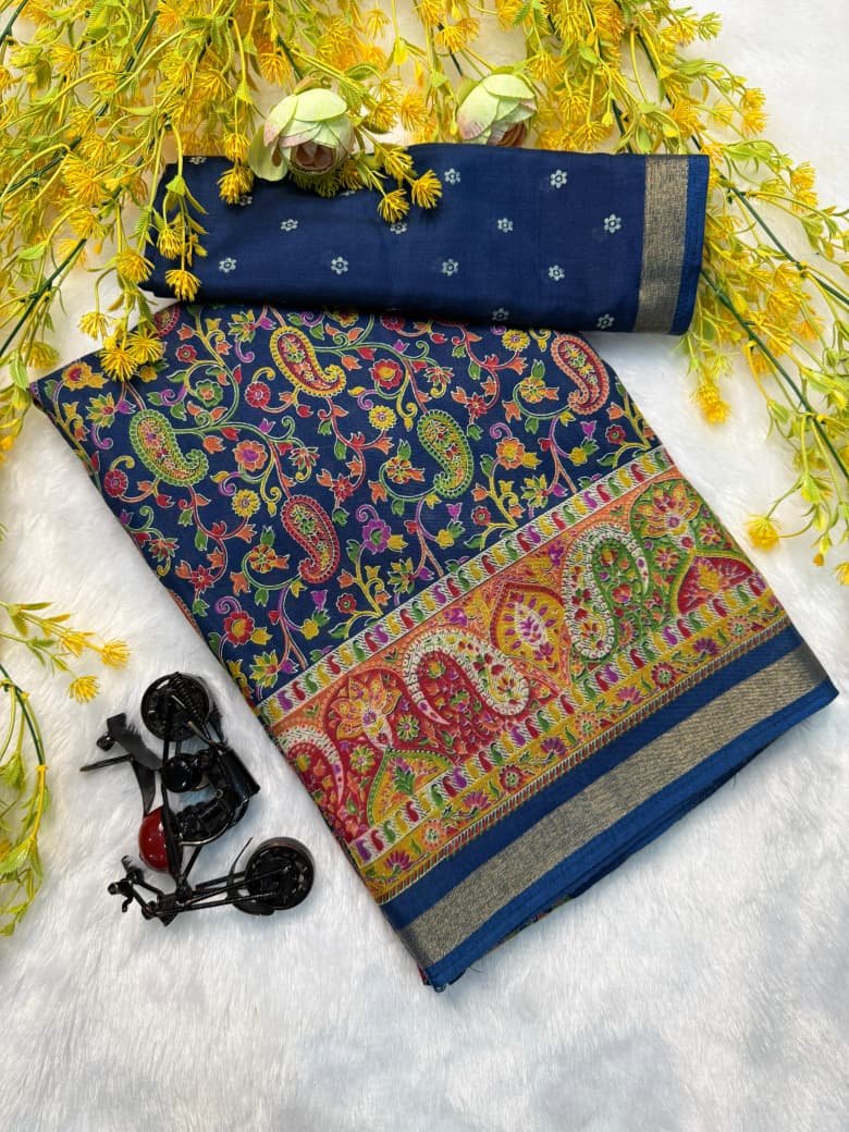 Mul Mul Cotton Silk Saree Wholesale 4 Mul Mul Cotton Silk Saree Wholesale - Image 3