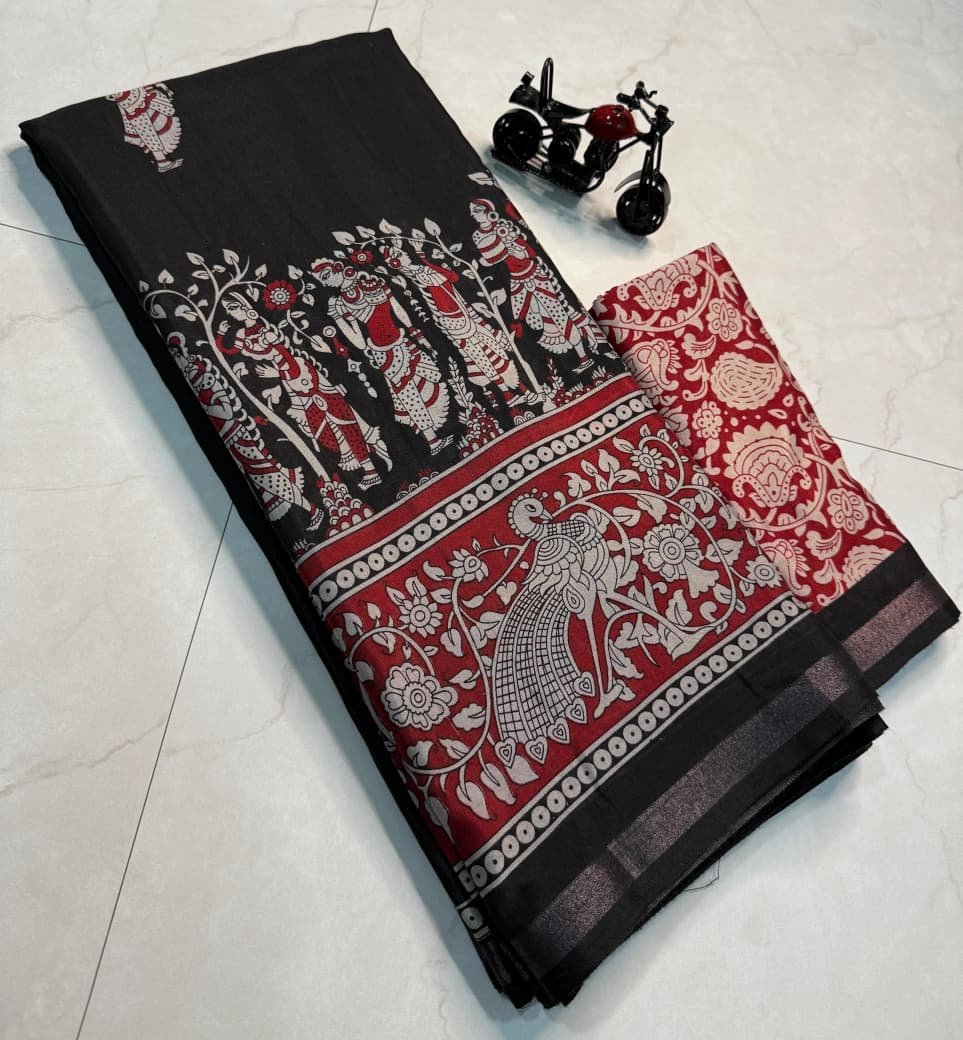 Mul Mul Cotton Silk Saree Wholesale 7 Mul Mul Cotton Silk Saree Wholesale - Image 6