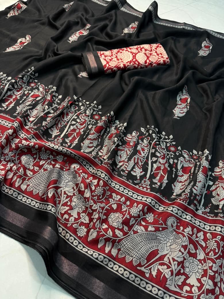 Mul Mul Cotton Silk Saree Wholesale 16 Mul Mul Cotton Silk Saree Wholesale - Image 15