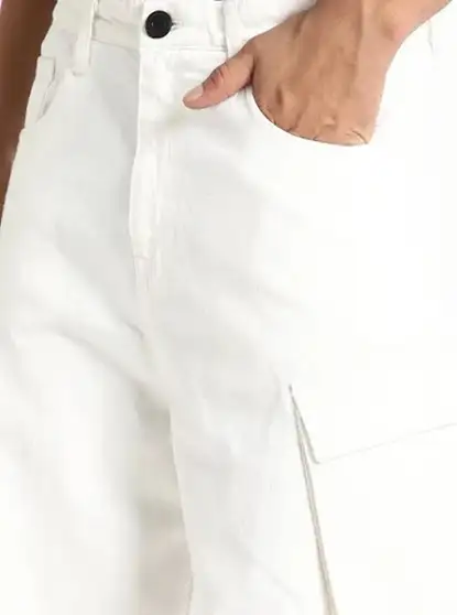 Regular Men White Jeans 4 Regular Men White Jeans - Image 3