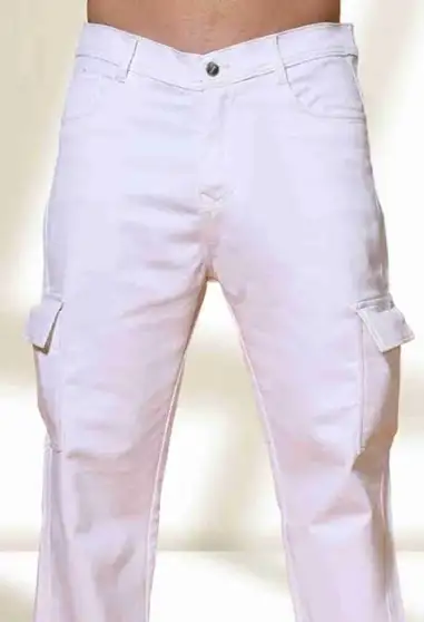 Regular Men White Jeans 7 Regular Men White Jeans - Image 6