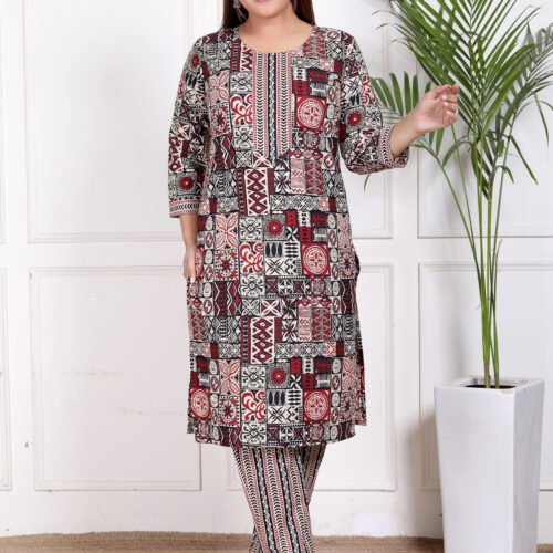Printed Cotton 2-Piece panr set 15 660 1 | VastrMitr