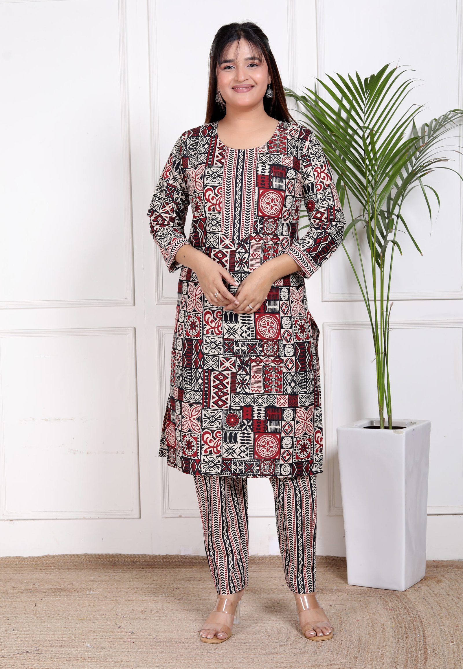 Printed Cotton 2-Piece panr set 3 Printed Cotton 2-Piece panr set - Image 3
