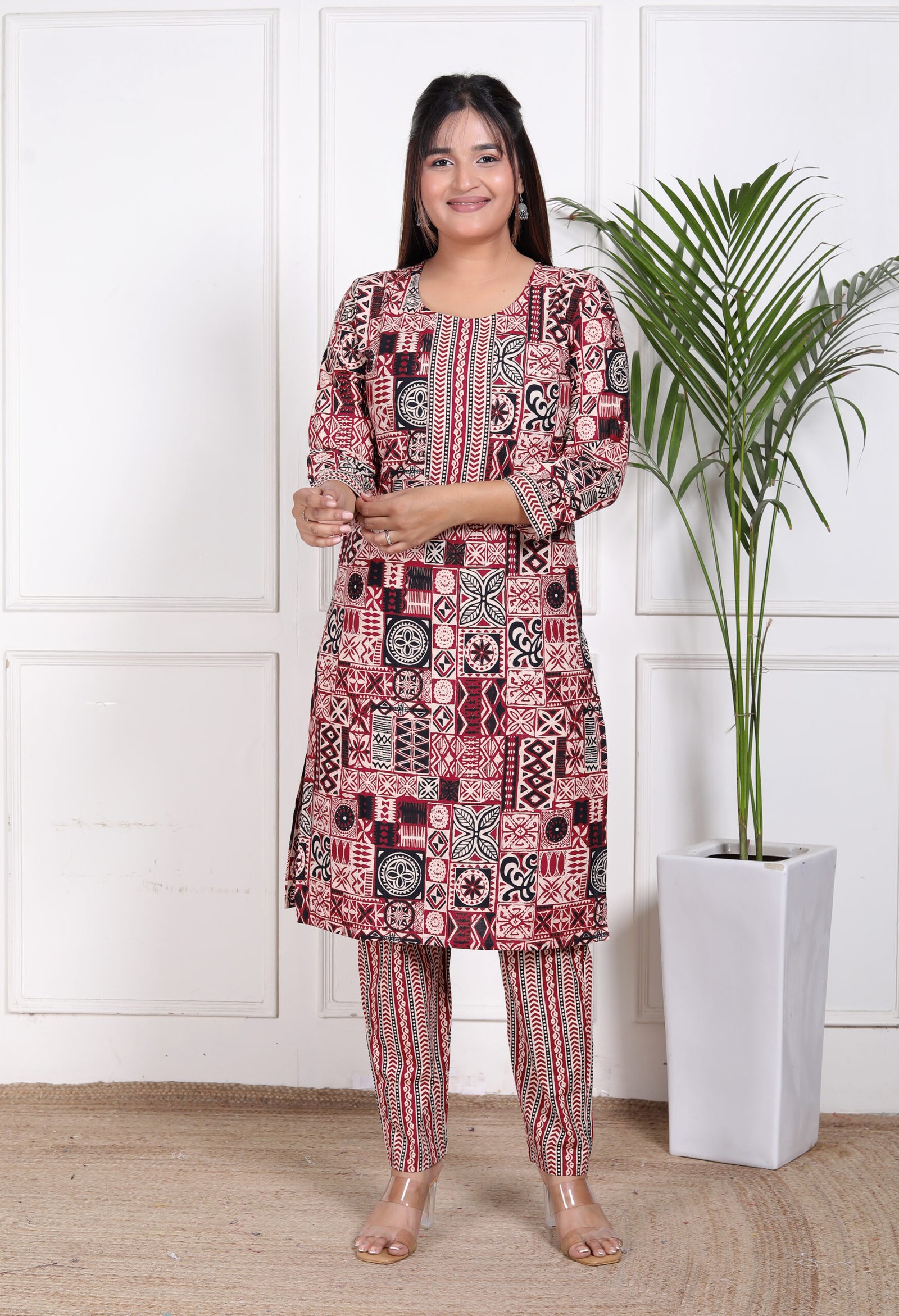 Printed Cotton 2-Piece pant set 3 Printed Cotton 2-Piece pant set - Image 3