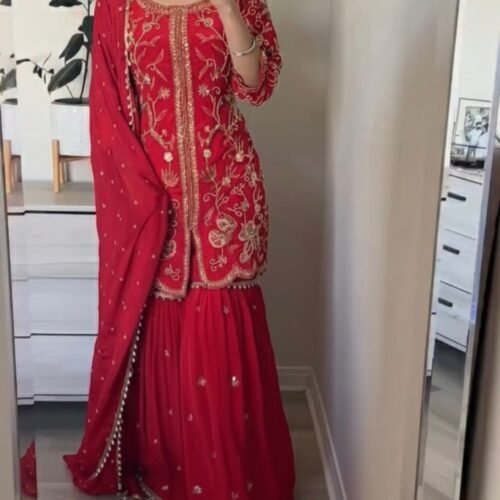 Presenting New Designer Party Wear Look Top-Plazzo and Dupatta With Heavy Embroidery Work 18 Presenting New Designer Party Wear Look Top-Plazzo and Dupatta With Heavy Embroidery Work