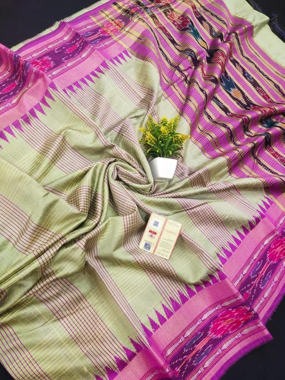 Tussar Silk Saree Wholesale 20 Tussar Silk Saree Wholesale - Image 20