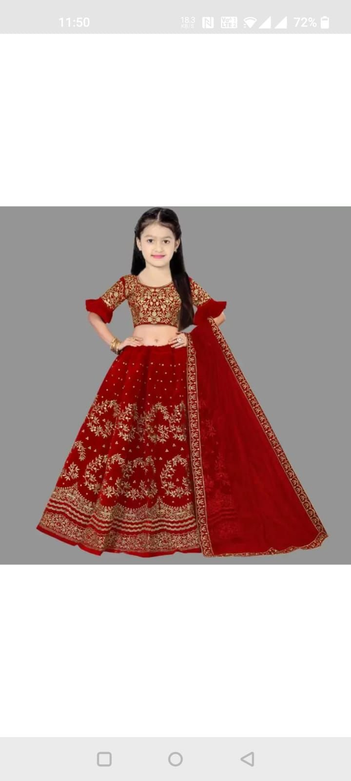 3 pieces set Chaniya choli dupatta set wholesale 6 3 pieces set Chaniya choli dupatta set wholesale - Image 6