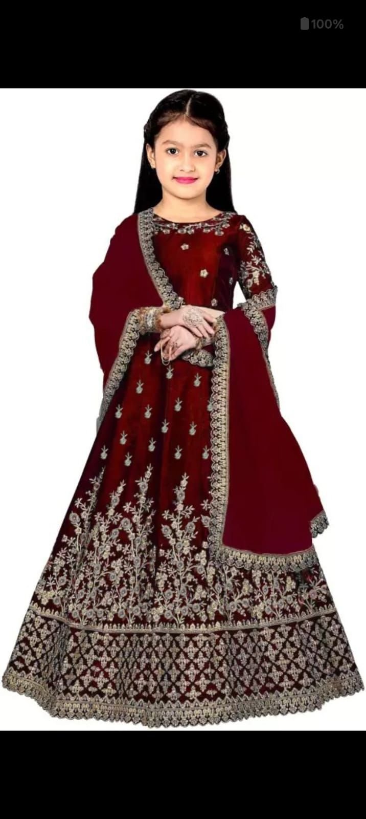 3 pieces set Chaniya choli dupatta set wholesale 9 3 pieces set Chaniya choli dupatta set wholesale - Image 9