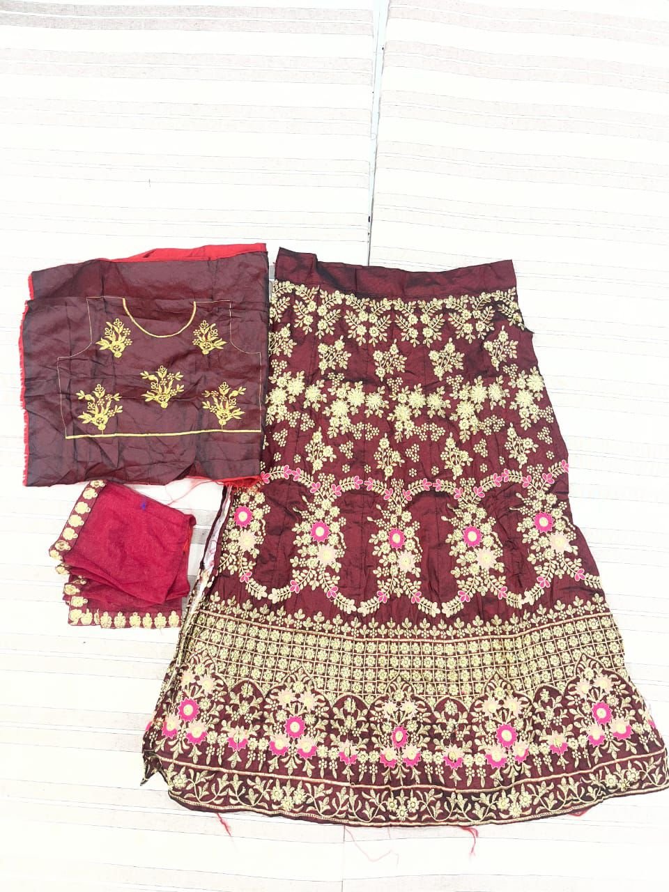 3 pieces set Chaniya choli dupatta set wholesale 13 3 pieces set Chaniya choli dupatta set wholesale - Image 13