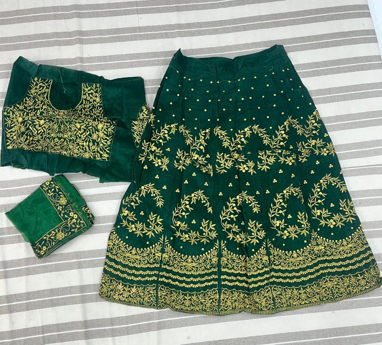 3 pieces set Chaniya choli dupatta set wholesale 18 3 pieces set Chaniya choli dupatta set wholesale - Image 18