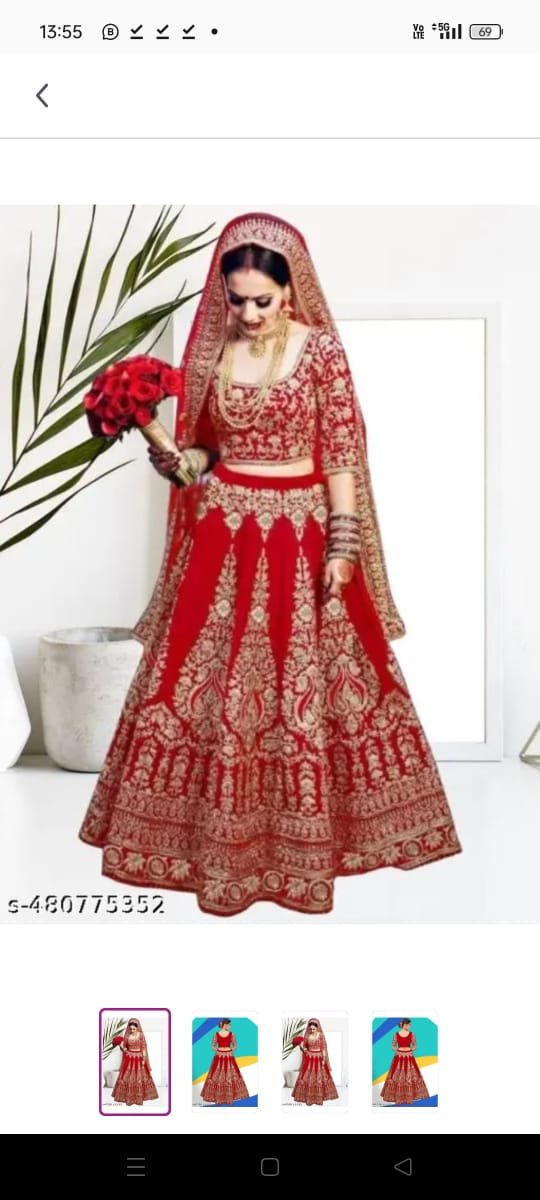 WOMAN'S LEHENGA wholesale 8 WOMAN'S LEHENGA wholesale - Image 8