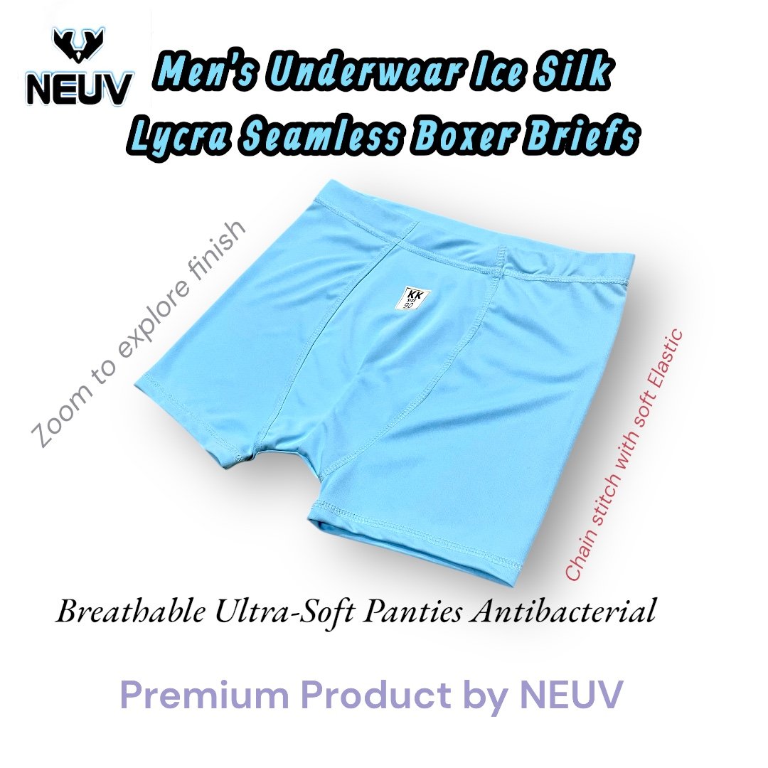 Mens Underwear Ice Lycra Seamless Boxer Briefs Breathable Ultrasoft Wholesale DEAL 3 Mens Underwear Ice Lycra Seamless Boxer Briefs Breathable Ultrasoft Wholesale DEAL - Image 2