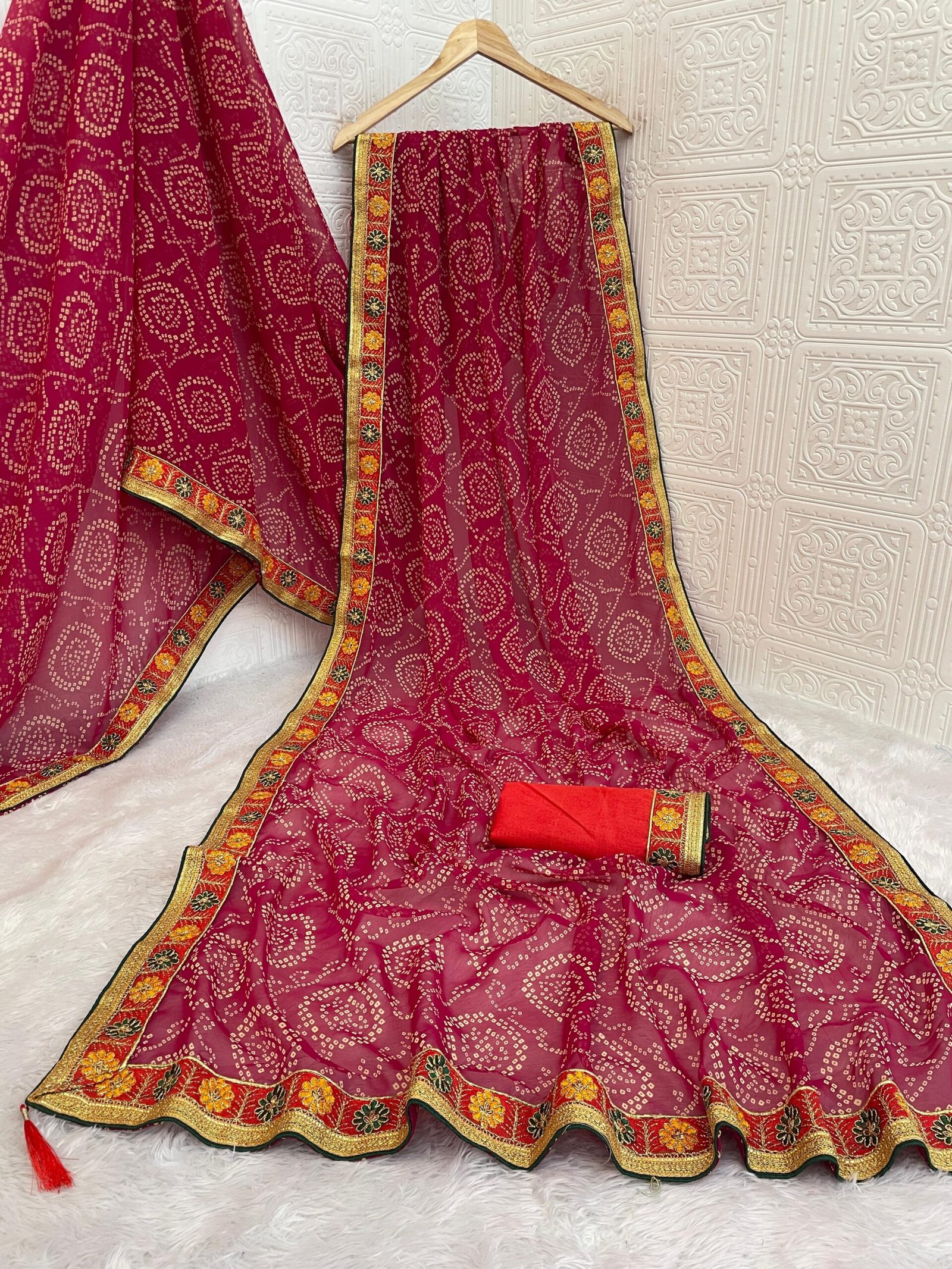 Bandhani Saree Wholesale 4 Bandhani Saree Wholesale - Image 3