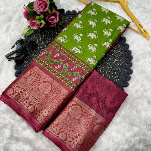 super hit dola silk crush premium saree Wholesale