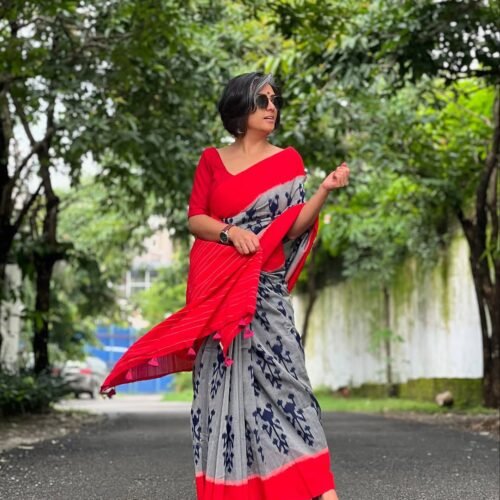 Premium Chanderi With Ikkat Collection saree Wholesale