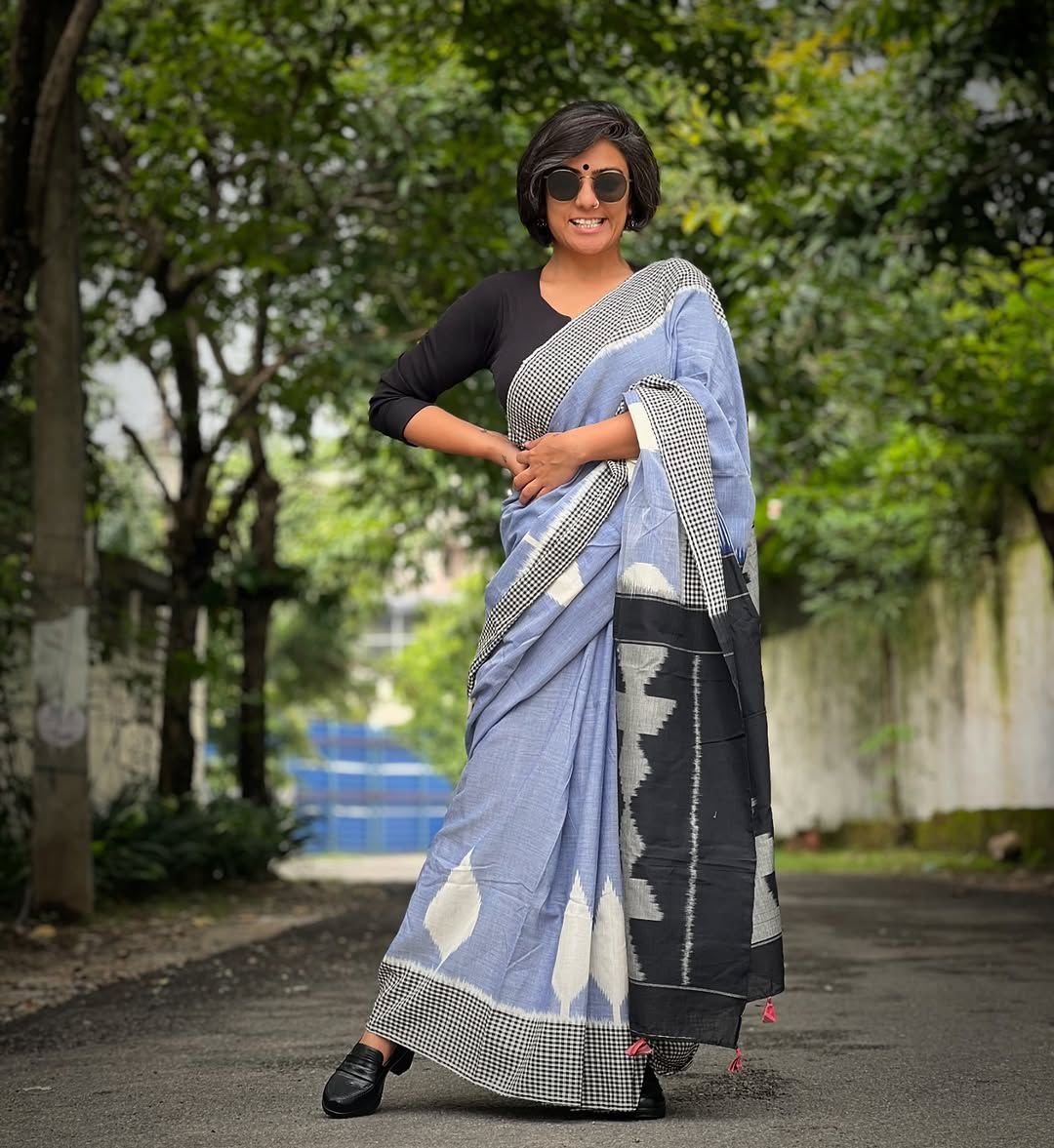 Premium Chanderi With Ikkat Collection saree Wholesale 9 Premium Chanderi With Ikkat Collection saree Wholesale - Image 8