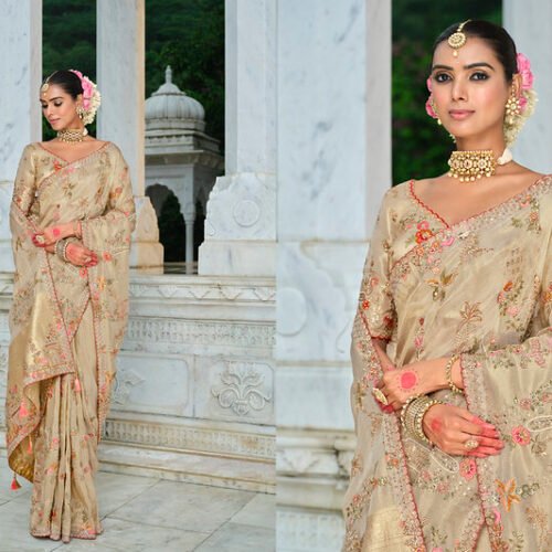 Heavy Silk Wedding Wear Saree wholesaler