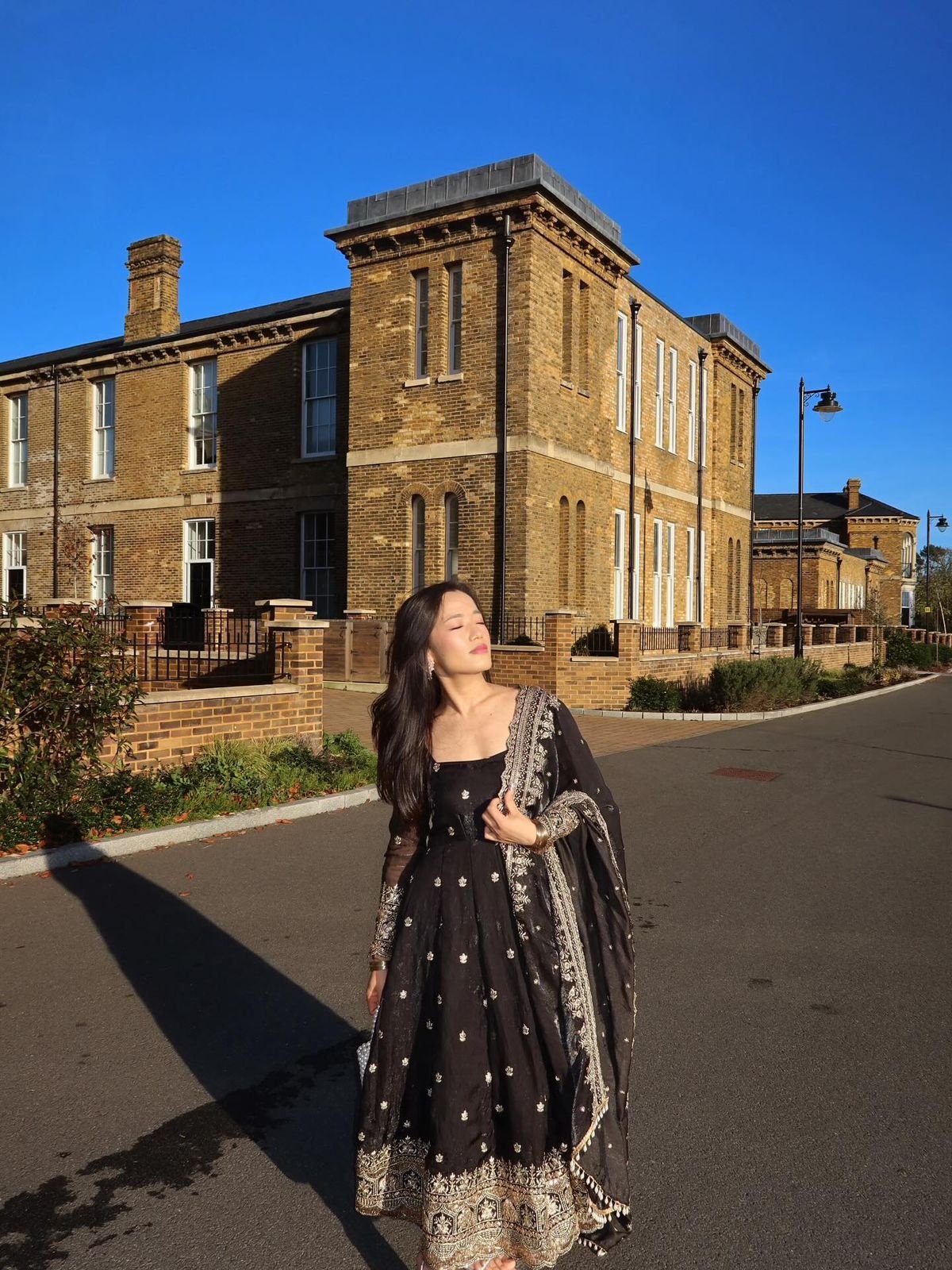 TExclusive Trending Designer Gown with Heavy sequin embroidery work Dupatta set Wholesale 8 TExclusive Trending Designer Gown with Heavy sequin embroidery work Dupatta set Wholesale - Image 7