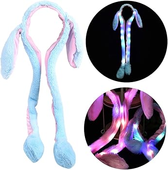 Jumping Rabbit Hats With LED Lights wholesale 5 Jumping Rabbit Hats With LED Lights wholesale - Image 4
