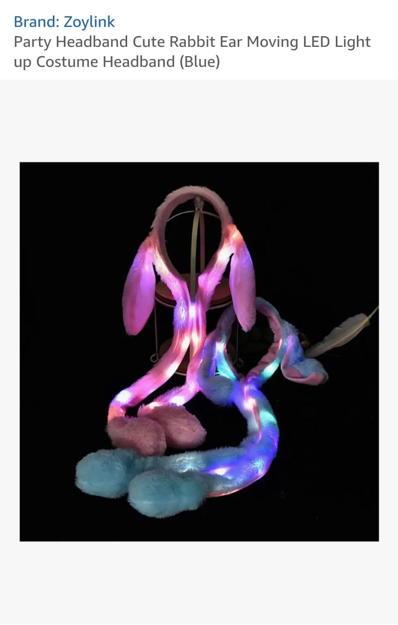 Jumping Rabbit Hats With LED Lights wholesale 6 Jumping Rabbit Hats With LED Lights wholesale - Image 5