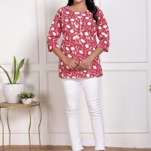 Branded Pure Cotton 60-60 Short tops wholesale