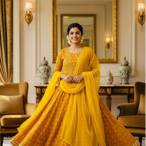 Heavy Cotton 60-60 & Reyon Anarkali 3-Piece Sets wholesale