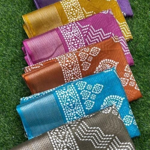 Dola EV Border Cherry Blossom Saree Wholesale 5 Dola EV Border Cherry Blossom Saree Wholesale