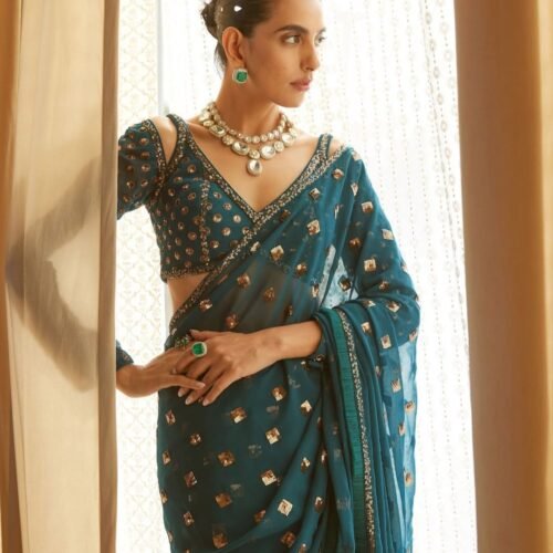 New Bollywood Blockbuster SEQUINS Design saree wholesale