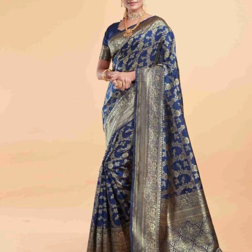 Soft Lichi Silk Saree Wholesale 4 Soft Lichi Silk Saree Wholesale