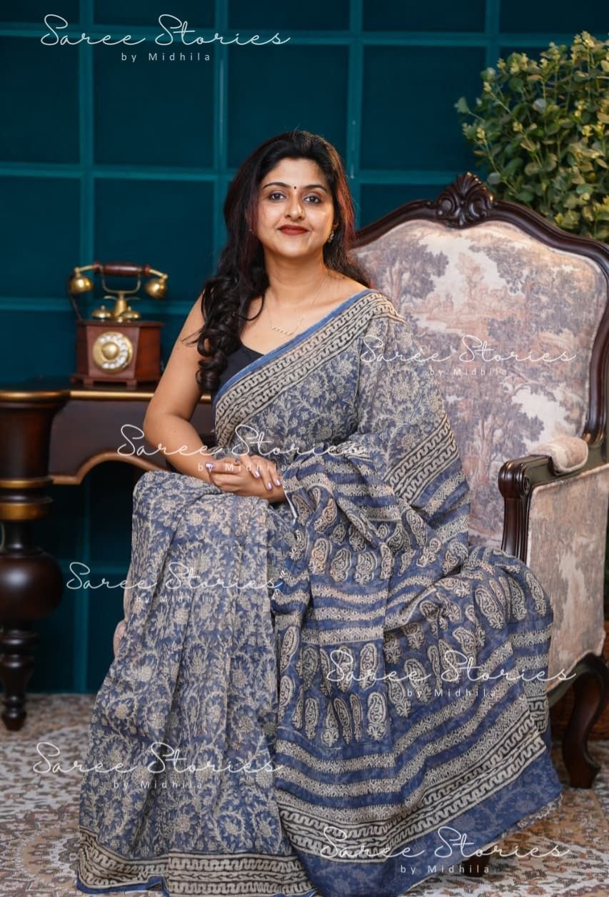 Kota Doriya With Digital Print Work And Running Designing Blouse Sarees WHOLESALE 6 Kota Doriya With Digital Print Work And Running Designing Blouse Sarees WHOLESALE - Image 6