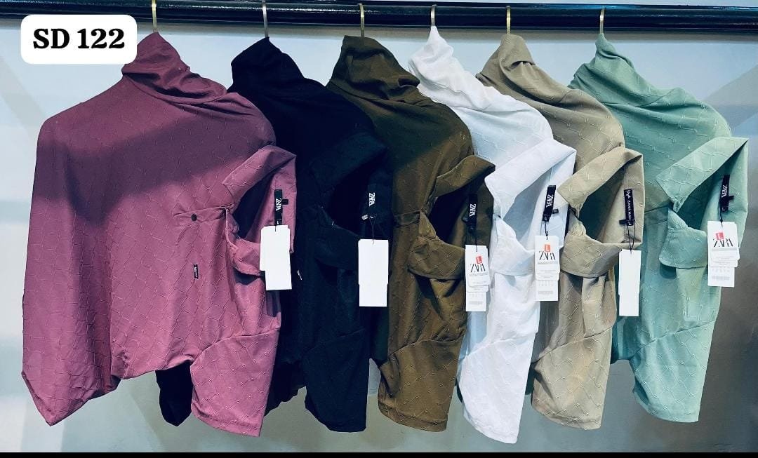 IMPORTED TRANSFER JACQUARD KNIT LYCRA Men T-Shirt WHOLESALE 2 IMPORTED TRANSFER JACQUARD KNIT LYCRA Men T-Shirt WHOLESALE