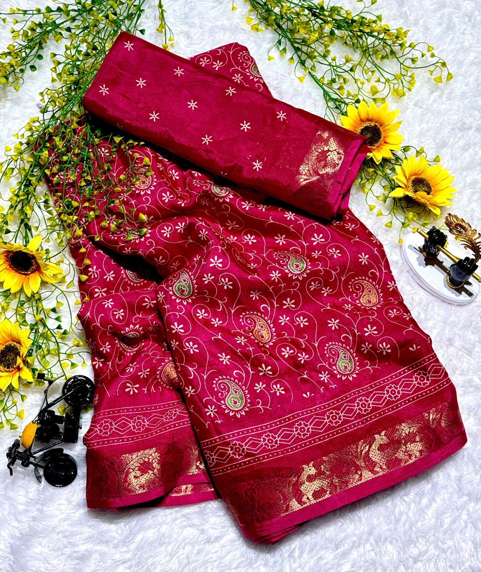 Mul Mul Cotton Silk Saree Wholesale 5 Mul Mul Cotton Silk Saree Wholesale - Image 4