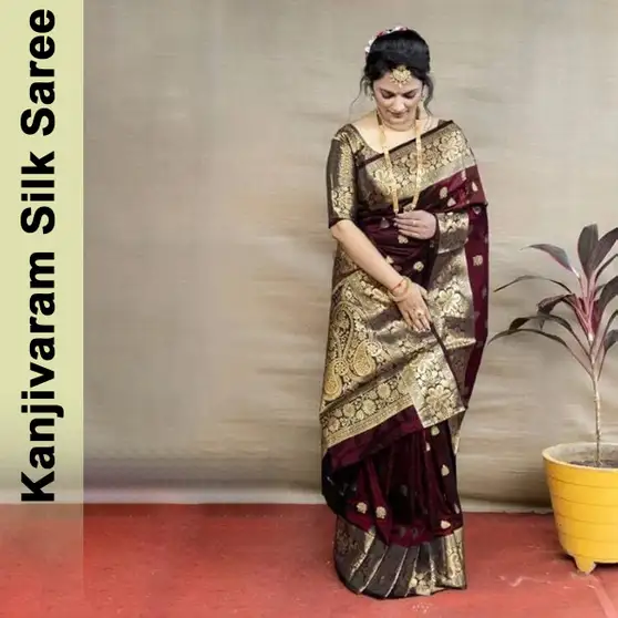 FAB WOVEN Woven Banarasi Silk Blend Saree with Unstitched Blouse 9 FAB WOVEN Woven Banarasi Silk Blend Saree with Unstitched Blouse - Image 8