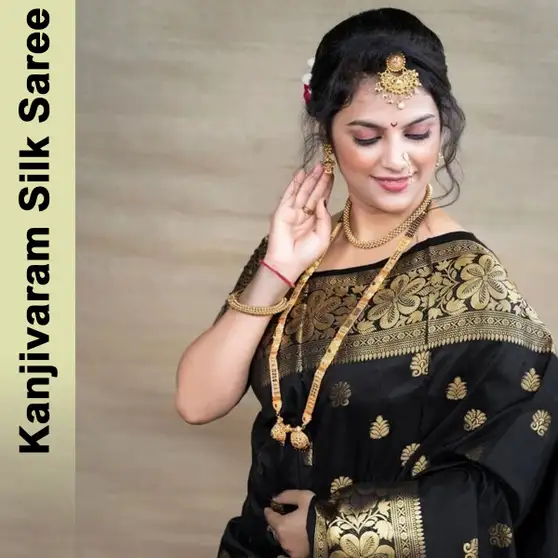 FAB WOVEN Woven Banarasi Silk Blend Saree with Unstitched Blouse 10 FAB WOVEN Woven Banarasi Silk Blend Saree with Unstitched Blouse - Image 9